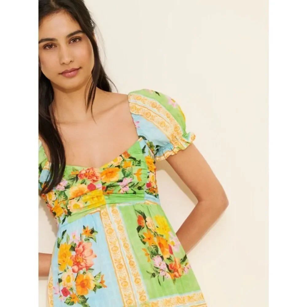 Show Me Your Mumu Women's Annabelle Puff Sleeve Mini Dress Size XS